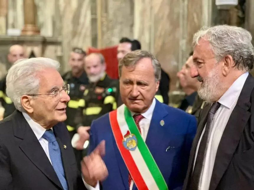 Sergio Mattarella e Michele Emiliano
