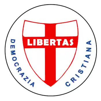 Congresso regionale Campania della DC: eletto segretario regionale l'avvocato Giuseppina Crescenzo e presidente del consiglio regionale l'avvocato Arnaldo Gadola 2 logo colori DC VETTORIALE