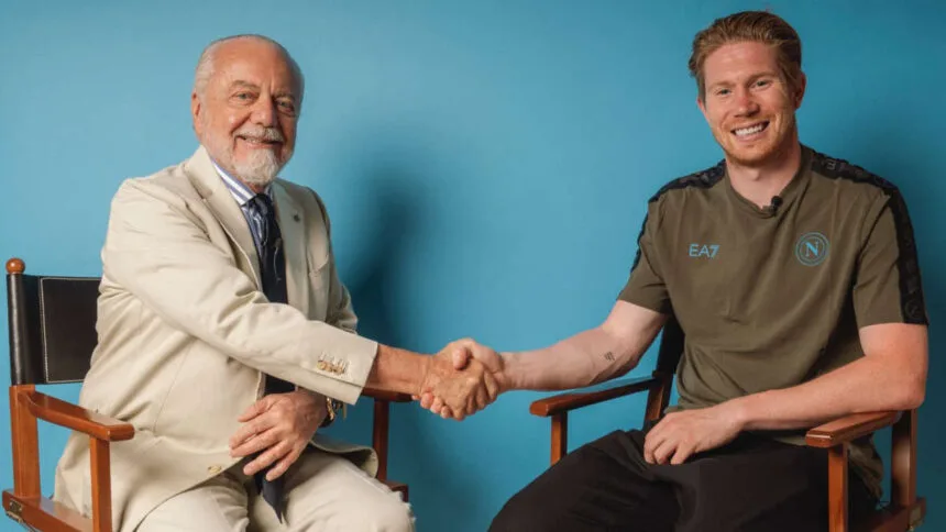 Aurelio de Laurentiis e Kevin De Bruyne