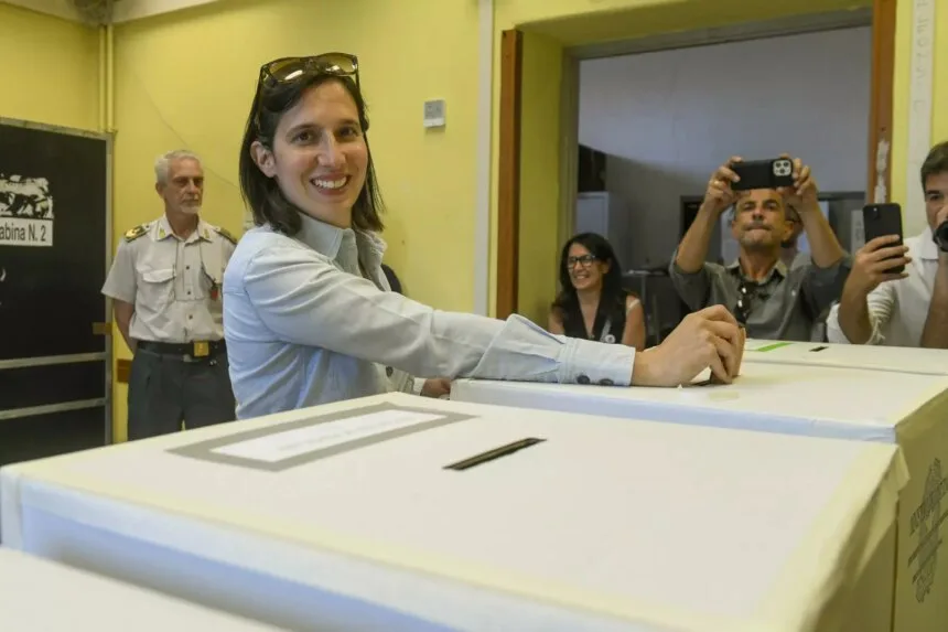 Elly Schlein voto
