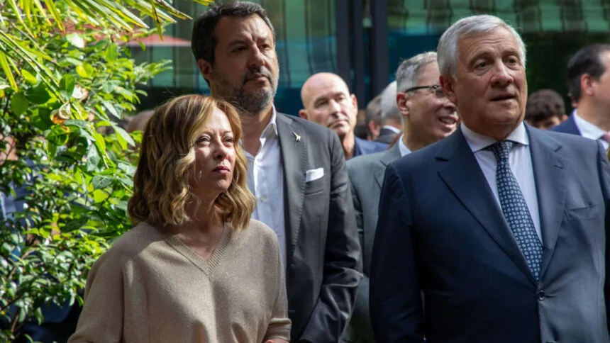 Meloni Tajani Salvini
