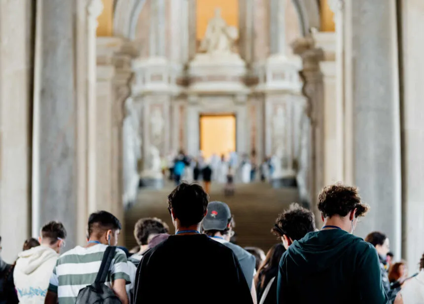 Reggia di Caserta, Scalone reale