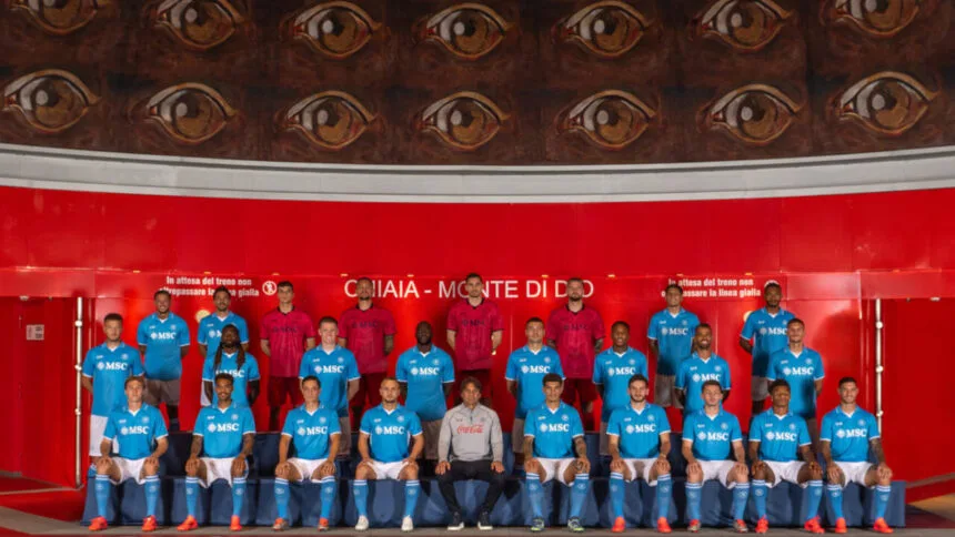 Rosa Napoli 2024 2025 foto Ssc Napoli
