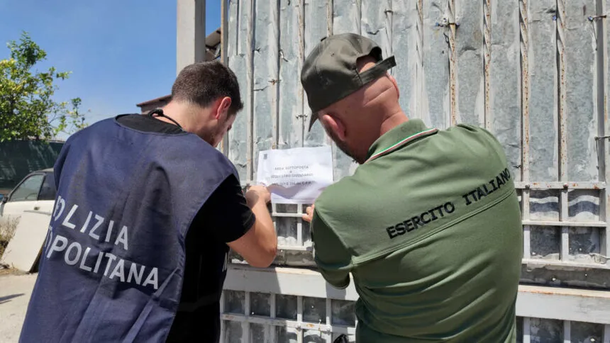 una delle attivita controllate posta in stato di sequestro