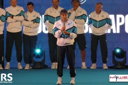 Dimaro 2025 presentazione staff SSC Napoli