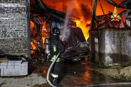 incendio Teano