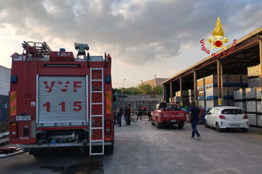 operaio morto Rocca dEvandro