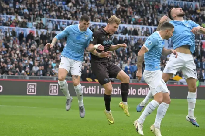 Lazio-Napoli 0-2: gli azzurri comandano all’Olimpico e si riportano a -1 dal Milan 3 Rasmus Hojlund