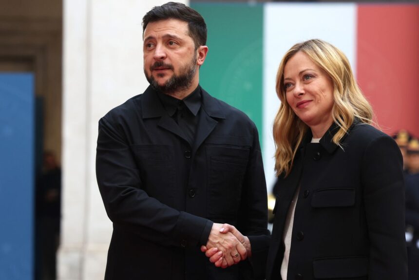Meloni Zelensky