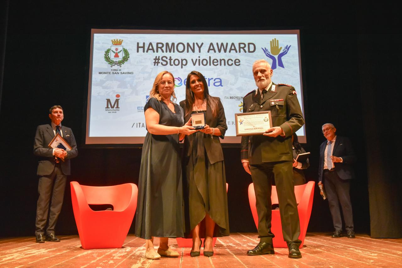 Harmony Award, Monte San Savino si unisce alle stelle dello sport contro la violenza /Fotogallery 4 Harmony Award Rolandi